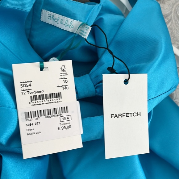 Beautiful blue dress, size 10/140cm, NWT - Picture 4 of 9